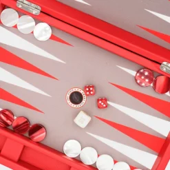 BACKGAMMON MEDIUM RED