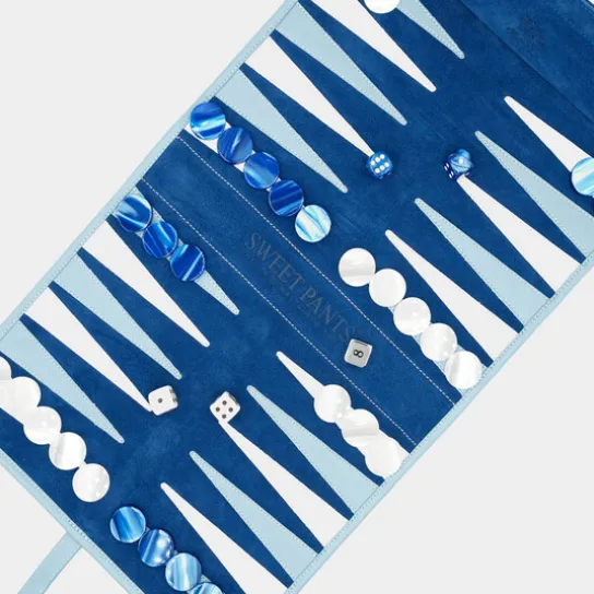 BACKGAMMON VOYAGE NAVY