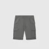 CARGO SHORT VINTAGE BITUME