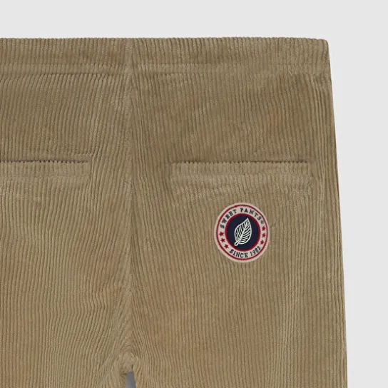 CORDUROY PANTS WHITE PEPPER
