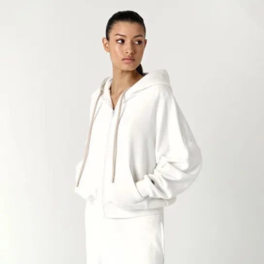 ENDLESS ZIP UP OFF WHITE
