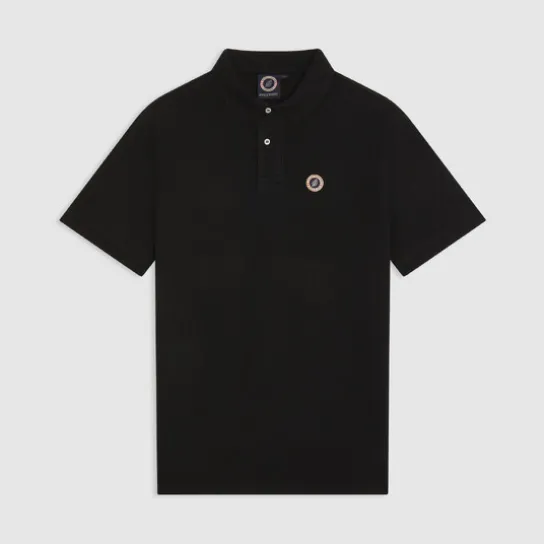 FADED POLO BLACK