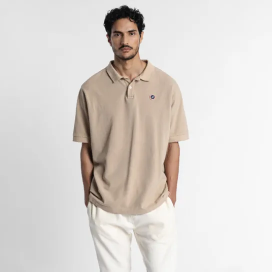 FADED POLO WHITE PEPPER