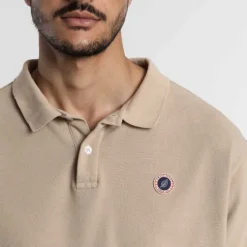 FADED POLO WHITE PEPPER