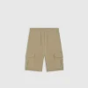 ICONIC SHORT CARGO WHITE PEPPER
