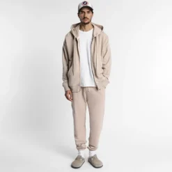 ICONIC ZIP UP WHITE PEPPER