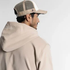 ICONIC ZIP UP WHITE PEPPER