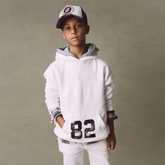 KID 82 HOODIE OFF WHITE