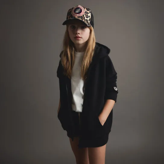 KID ENDLESS ZIP BLACK