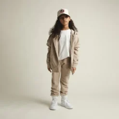 KID ENDLESS ZIP WHITE PEPPER