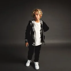 KID F ICONIC ZIP BLACK