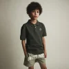 KID FADED POLO BLACK