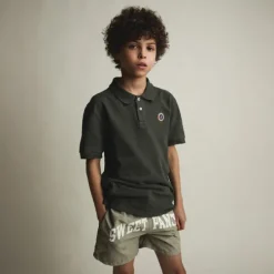 KID FADED POLO BLACK
