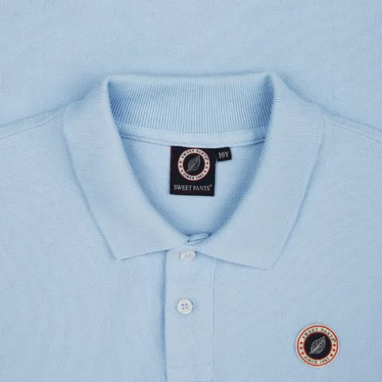 KID FADED POLO VARSITY BLUE