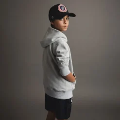 KID ICONIC HOOD GREY MARL