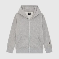 KID ICONIC ZIP GREY MARL