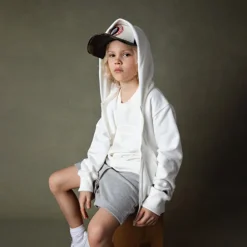KID ICONIC ZIP OFF WHITE