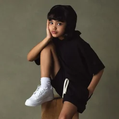 KID JERSEY SHORT BLACK