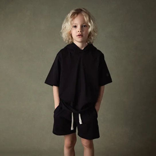 KID JERSEY SHORT BLACK