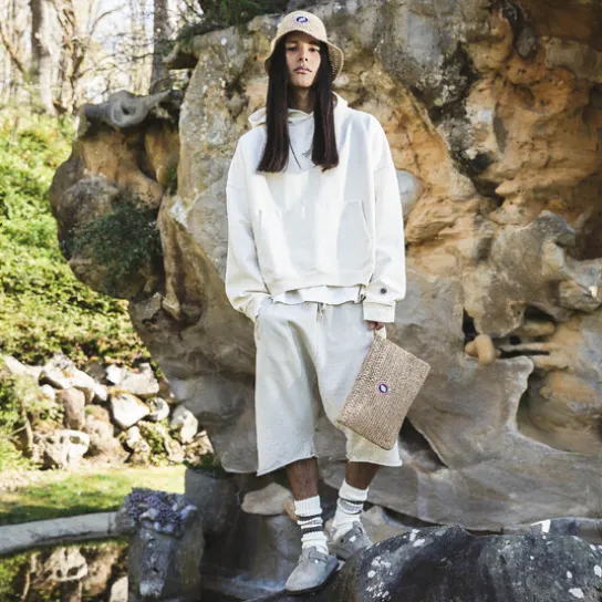 LE SHORT BAGGY CREAM