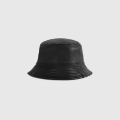 LEATHER BOB BLACK