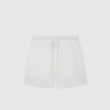 LINEN SHORT OFF WHITE
