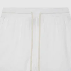 LINEN SHORT OFF WHITE
