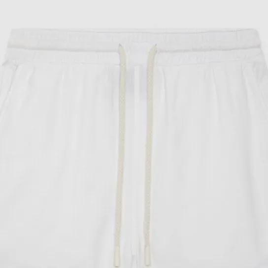 LINEN SHORT OFF WHITE