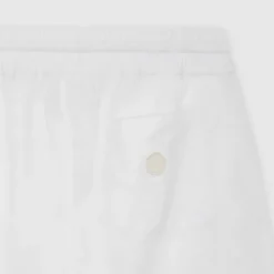 LINEN SHORT OFF WHITE