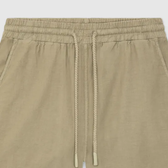 LINEN SHORT SAGE