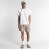 LINEN SHORT WHITE PEPPER