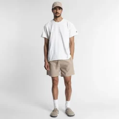 LINEN SHORT WHITE PEPPER
