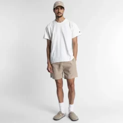 LINEN SHORT WHITE PEPPER