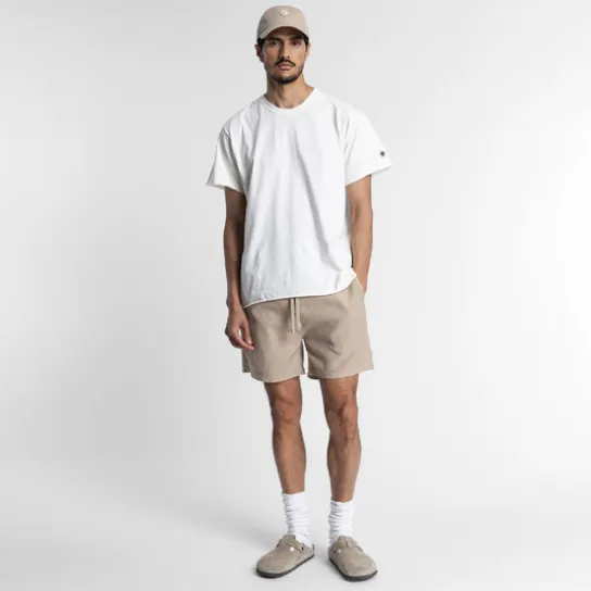 LINEN SHORT WHITE PEPPER