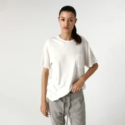 LINEN TEE OFF WHITE