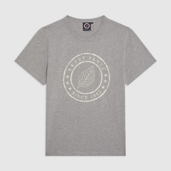 OG PRINT TEE GREY MARL