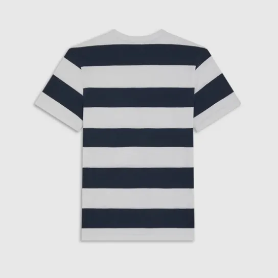 OG STRIPED TEE NIGHT WHITE