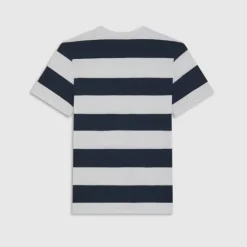 OG STRIPED TEE NIGHT WHITE