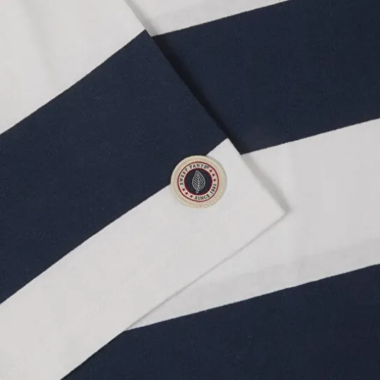 OG STRIPED TEE NIGHT WHITE