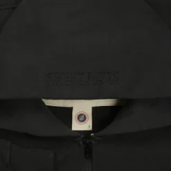 WASH ZIP UP BLACK