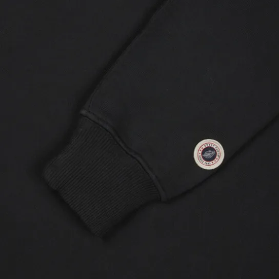 WASH ZIP UP BLACK