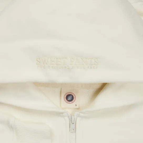 WASH ZIP UP OFF WHITE