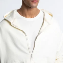 WASH ZIP UP OFF WHITE