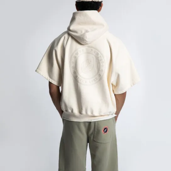 YOKE HOODIE MILK